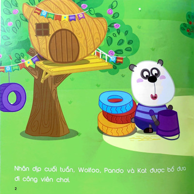 Ehon Wolfoo - Ngoài Sân Chơi Vui Mê Tơi