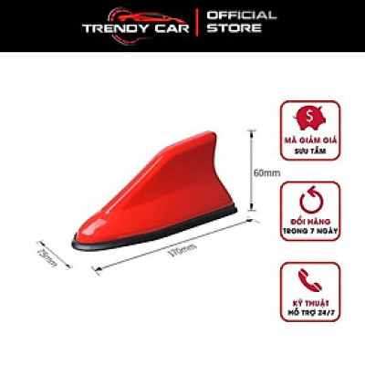 Ăng Ten trang trí Ô Tô Hình Vây Cá Mập Có Đế Gioăng Cao su Chống Vào Nước 4 Màu | Autocarclub.com.vn