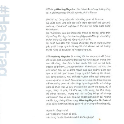 Hashtag #01: Drink - Kinh Doanh Đồ Uống Tại Thị Trường Việt Nam (Tái Bản 2020)