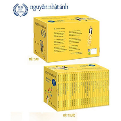 Pre-order Thời Thơ Ấu Dài Lâu - Nguyễn Nhật Ánh - Boxset 24 Cuốn - Phiên Bản Vàng Ấm Áp