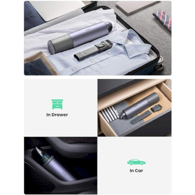 Ugreen UG80645CD236TK 5500Pa 85W pin 2000mAh Lithium Máy hút bụi ô tô di động công suất cao - HÀNG CHÍNH HÃNG