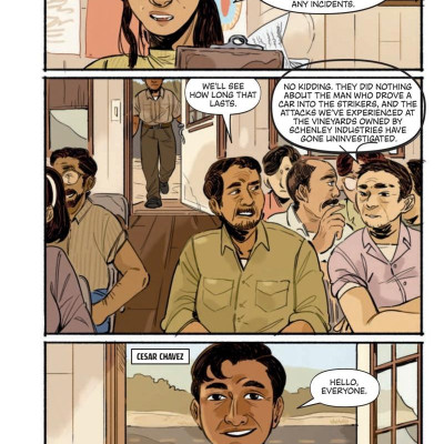 Who Was The Voice Of The People?: Cesar Chavez: A Who HQ Graphic Novel