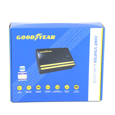 Bộ Kích Bình 400A Kiêm Bơm Lốp Xe GOODYEAR GY-5296 Đa Chức Năng Sạc Dự Phòng 10400mAh Cứu Hộ Nhanh Chóng - Nhập Khẩu Chính Hãng