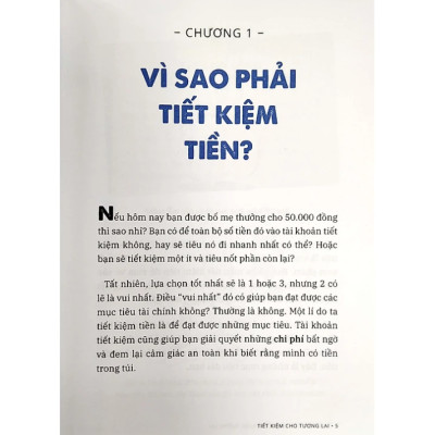 Hiểu Về Tài Chính, Vững Bước Tương Lai - Tiết Kiệm Cho Tương Lai