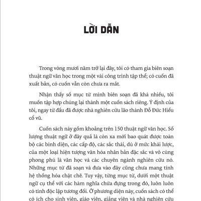 150 Thuật Ngữ Văn Học