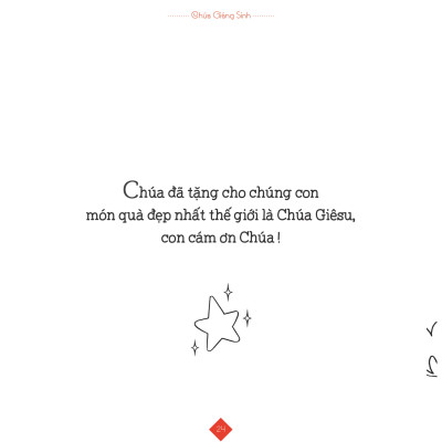 CẦU NGUYỆN - Sách Tô Màu Dành Cho Bé Mừng Giáng Sinh