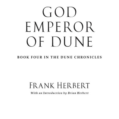 Sách ngoại văn: God Emperor Of Dune