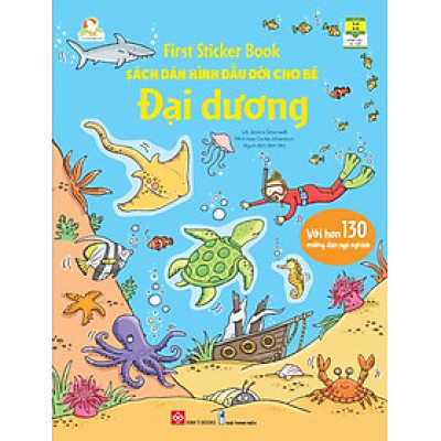 First Sticker Book - Sách dán hình đầu đời cho bé - Đại dương