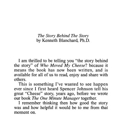 Who Moved My Cheese? - Ai Lấy Miếng Pho Mát Của Tôi