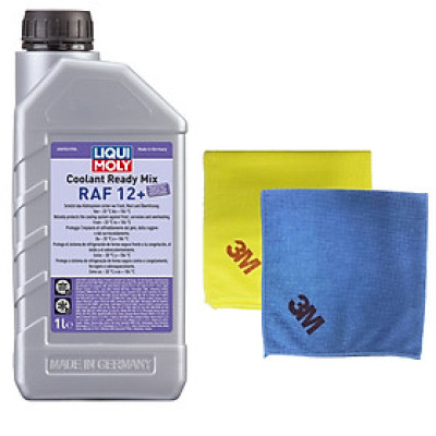 Nước làm mát chống đông pha sẵn Liqui Moly 6924 - Tặng kèm 1 khăn lau chuyên dụng 3M