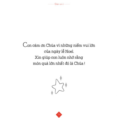 CẦU NGUYỆN - Sách Tô Màu Dành Cho Bé Mừng Giáng Sinh