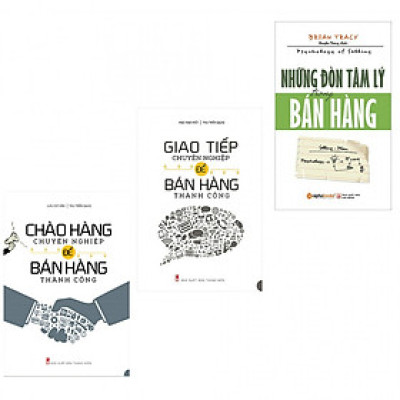 Combo chào hàng chuyên nghiệp để bán hàng +giao tiếp chuyên ngiệp để bán hàng+những đòn tâm lý trong bán hàng(ban đặc biệt tặng kèm bookmark)
