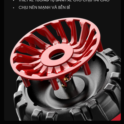 Con Lăn Tập Bụng Lò Xo Trợ Lực SW-800 Chịu Tải 200kg Đại Nam Sport + Tặng Thảm Lót Đầu Gối