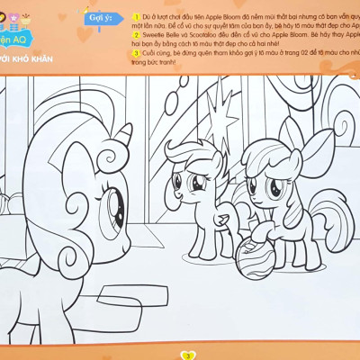 Bộ Sách My Little Pony - Tô Màu Sáng Tạo 4Q (Bộ 4 Cuốn)