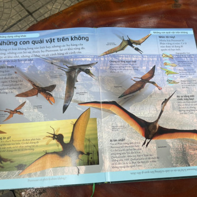 [BÁCH KHOA CHO TRẺ EM] – BÁCH KHOA KHỦNG LONG – MỞ MANG KIẾN THỨC KHƠI DẬY TIỀM NĂNG– tủ sách DK – Đông A – Bìa Cứng in màu toàn bộ