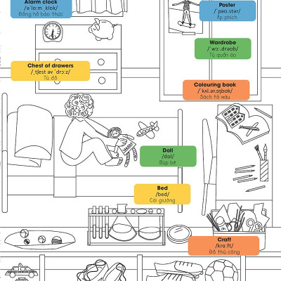 Hello English! - Xin Chào Tiếng Anh! - Tô Màu Cùng Tiếng Anh