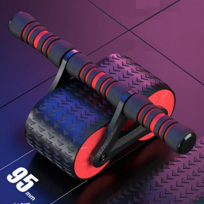 Con Lăn Bánh Xe Tập Cơ Bụng,Sử Dụng Công Nghệ Mới Có Phanh Lò Xo Trợ Lực + Tặng Kèm Thảm Lót Gối