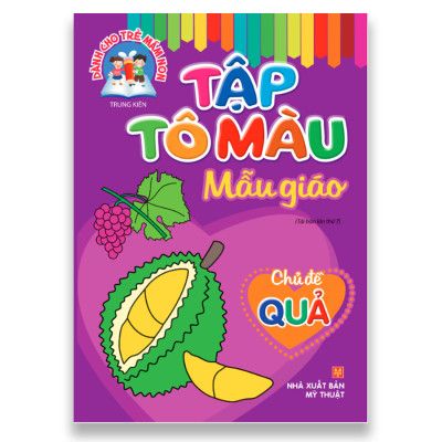 Tô Màu Mẫu Giáo (Túi 8 Cuốn)