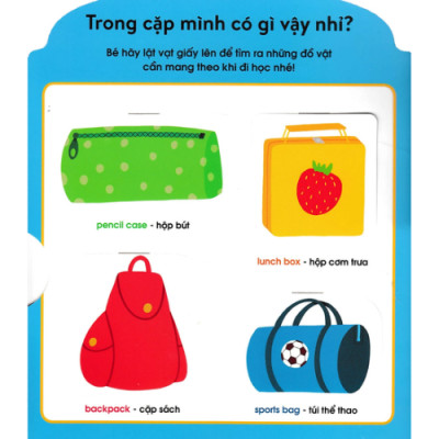 Cuốn Sách Đầu Tiên Của Bé  - Chuẩn bị tới trường  - Dành Cho Bé Từ 3-5 Tuổi