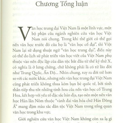 Văn Học Trung Đại Việt Nam Nhìn Từ Thể Loại Tiểu Thuyết Truyền Kỳ Chữ Hán