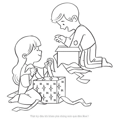 CẦU NGUYỆN - Sách Tô Màu Dành Cho Bé Mừng Giáng Sinh