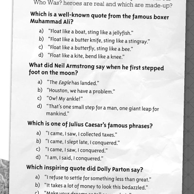 The Who Was? Trivia Book