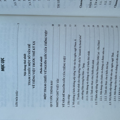 Tiếng Việt Lịch Sử - Một Tham Chiếu Hồi Quan