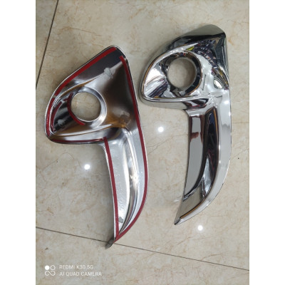 Viền đèn gầm trước xe TOYOTA VIOS 2021, bộ 2 ốp viền đèn gầm xe ô tô