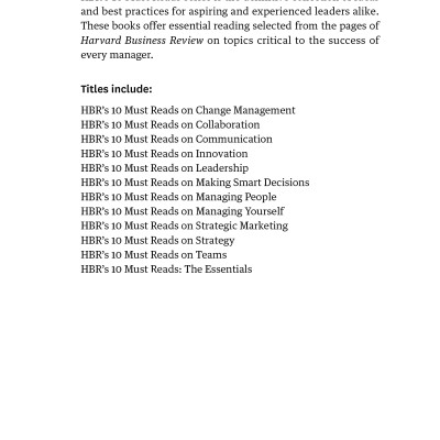 Harvard Business Review