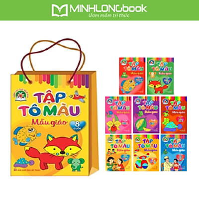 Tô Màu Mẫu Giáo (Túi 8 Cuốn)