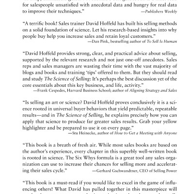 The Science Of Selling