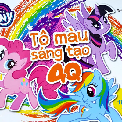 Bộ Sách My Little Pony - Tô Màu Sáng Tạo 4Q (Bộ 4 Cuốn)