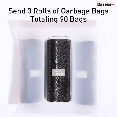Túi chứa đồ tiện dụng Baseus Large Garbage Bag gắn lưng ghế trên xe hơi CRLJD- Hàng chính hãng