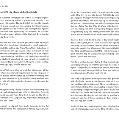 Rạng Danh Tài Trí Việt Năm Châu