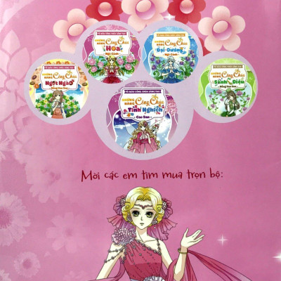 Tô Màu Công Chúa Sáng Tạo - Những Nàng Công Chúa Hoa