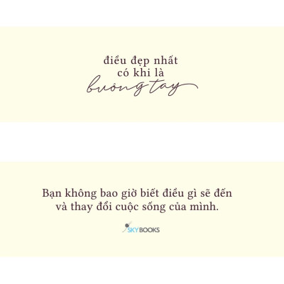 Sách - Điều Đẹp Nhất Có Khi Là Buông Tay - AZbook