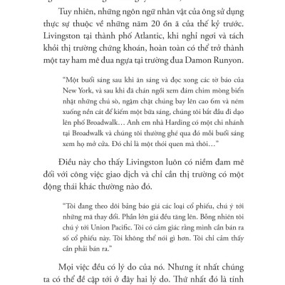 Sách - Jesse Livermore - Reminiscences Of A Stock Operator - Hồi Ức Của Một Thiên Tài Đầu Tư Chứng Khoán