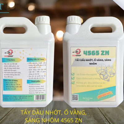 Dung dịch tẩy dầu nhớt, ố vàng, sáng nhôm Techgroup 4565 ZN – 5 Lít