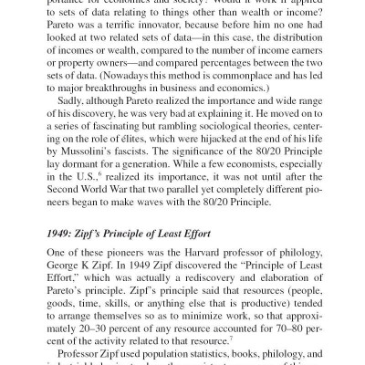 The 80/20 Principle: The Secret to Success by Achieving More with Less