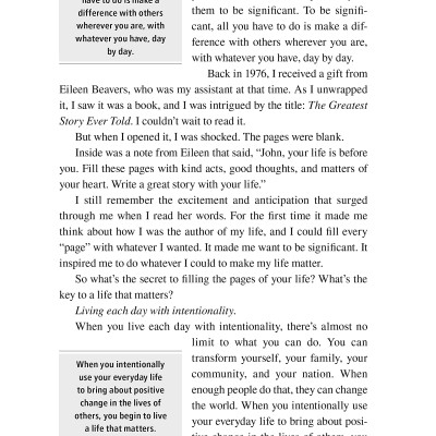 Intentional Living: Choosing A Life That Matters