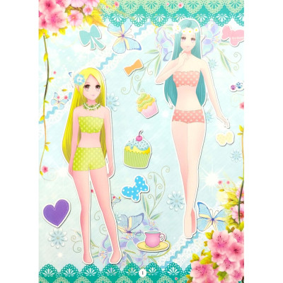 Dán hình trang phục công chúa 3 - Công chúa đáng yêu 65N