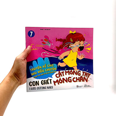 Truyện Kể Cho Miu Hiểu Chuyện - Con Ghét Cắt Móng Chân, Móng Tay (Song Ngữ Việt-Anh)
