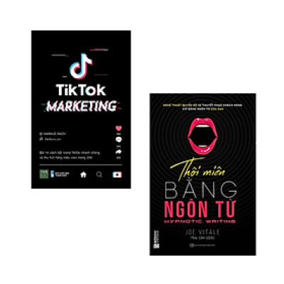 Combo 2 cuốn: Tiktok Marketing + Thôi miên bằng ngôn từ 