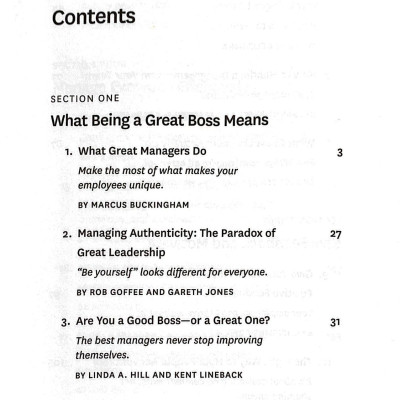 HBR Guide To Being A Great Boss