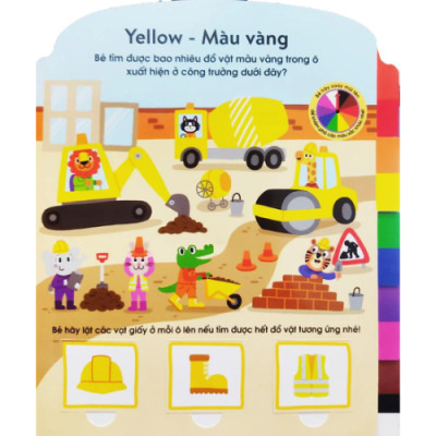 Cuốn Sách Đầu Tiên Của Bé - Các màu sắc - Dành Cho Bé Từ 3-5 Tuổi