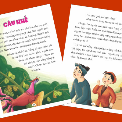 Truyện cổ tích việt nam cho bé tập đọc ( sách tranh màu )