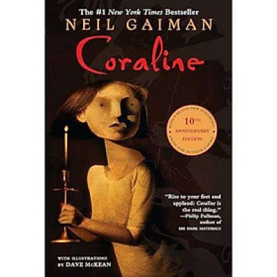 Sách văn học trẻ tiếng Anh - Coraline 10th Anniversary Edition