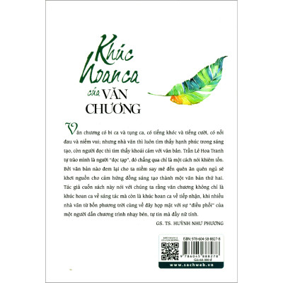 Khúc Hoan Ca Của Văn Chương