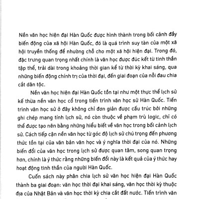 Tìm Hiểu Văn Học Hiện Đại Hàn Quốc