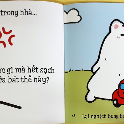 Sách Cho Bé Ehon Những Mẩu Chuyện Vụn Vặt Của Maru - Maru Tập Rửa Bát